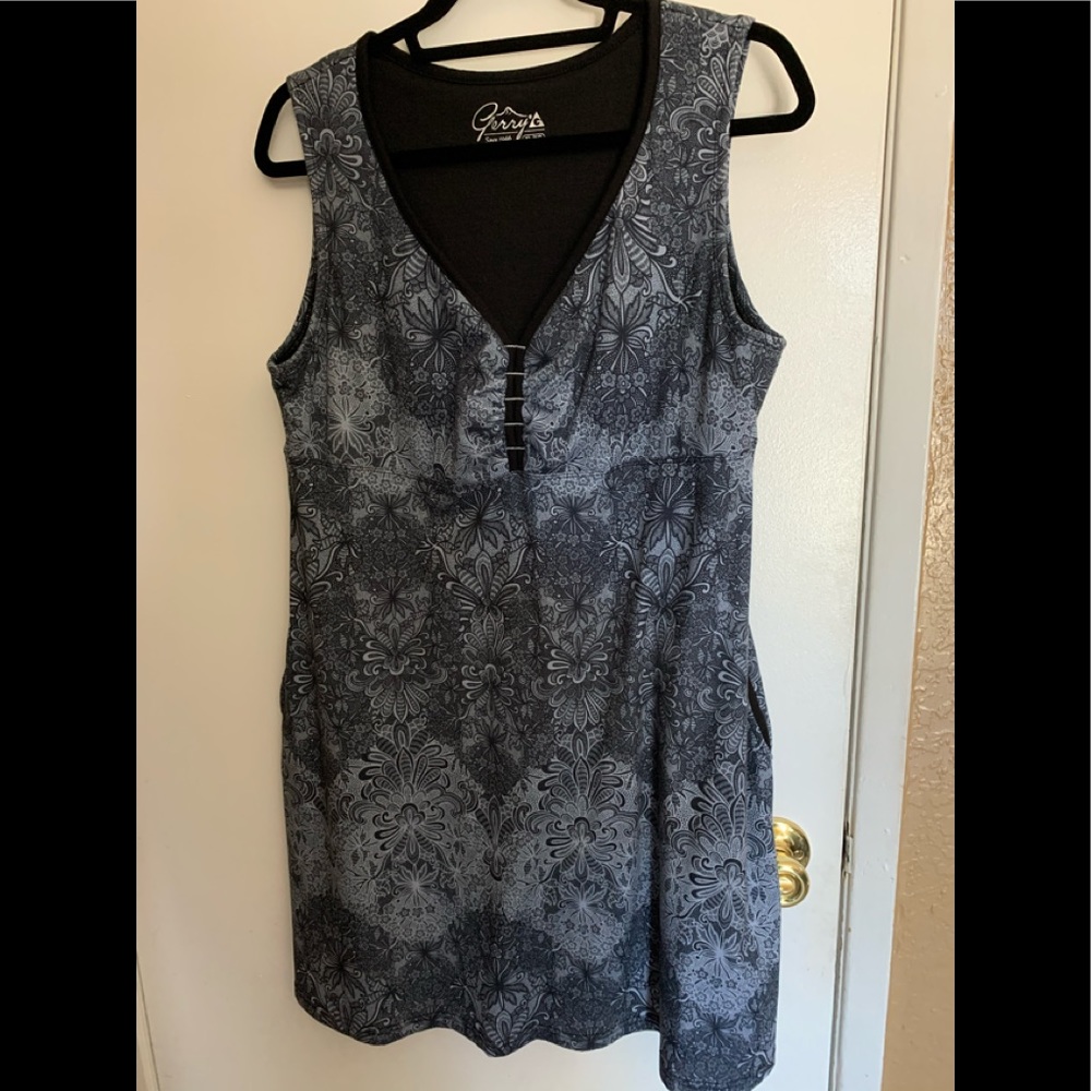 Blue active wear dress